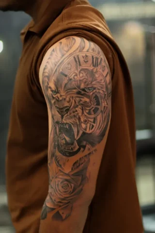 lion tattoo design art and artist tattoo studio 3d tattoo artist raipur