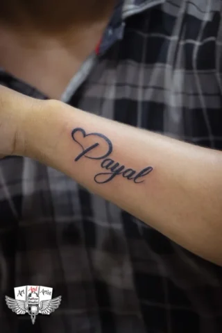 payal name tattoo Payal name tattoo at raipur tattoo shop