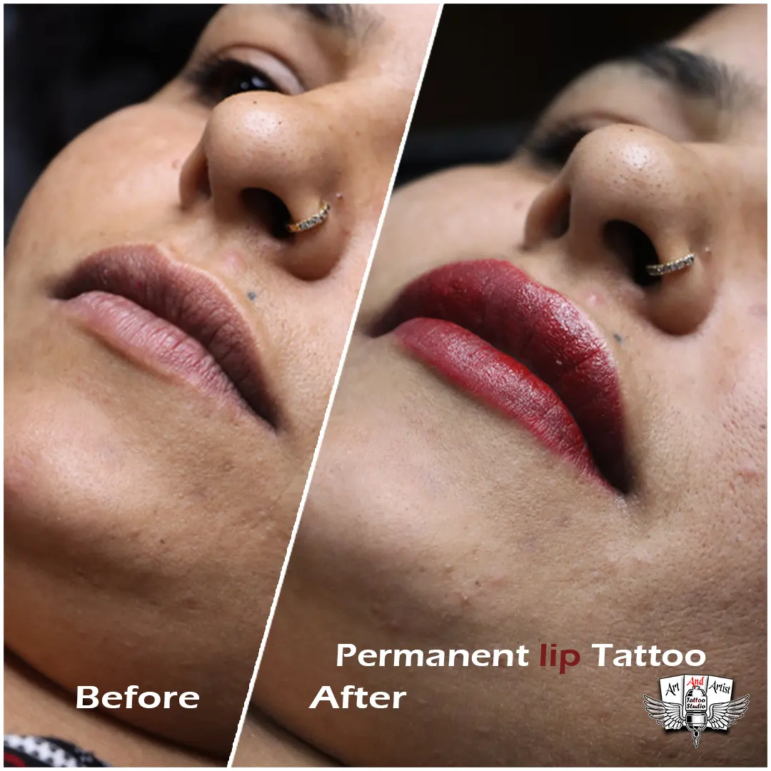 permanent lip tattoo raipur