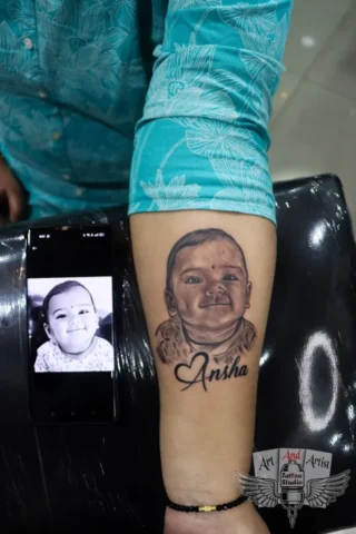 face tattoo art and artist tattoo studio 3d face tattoo artist raipur