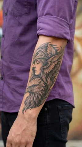 eagle tattoo at best tattoo studio in raipur