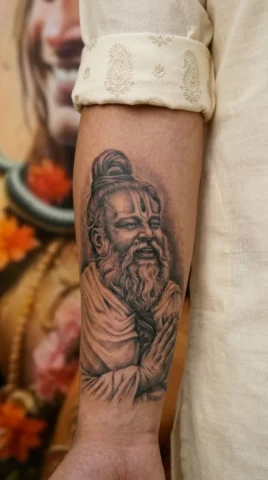 Potrait tattoo at raipur tattoo parlour