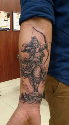 lord rama tattoo at Raipur tattoo shop