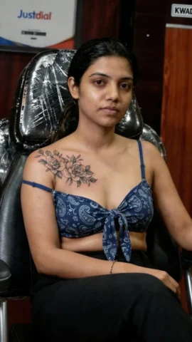 female tattoo by art and artist tattoo parlour