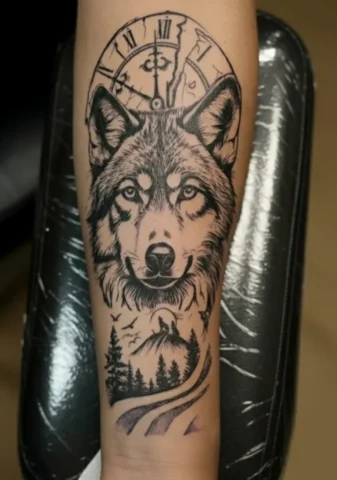 wolf tattoo art and artist wolf tattoo best finishing tattoo studio